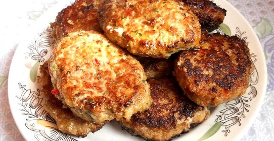 Котлеты с болгарским перцем