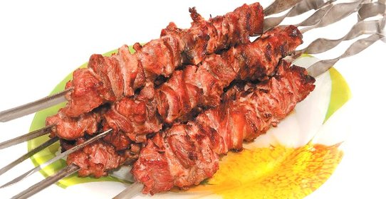 Шашлык из говядины с уксусом
