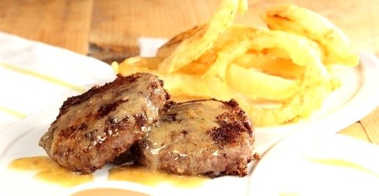 Бифштекс жареный