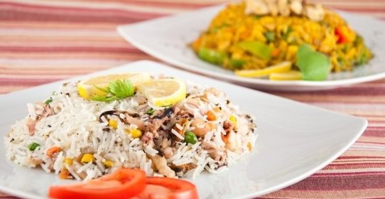 Рис с морепродуктами