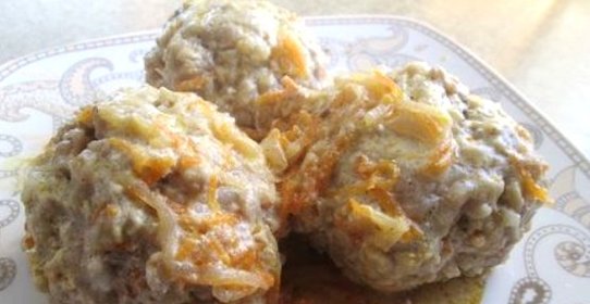 Тефтели с овощами