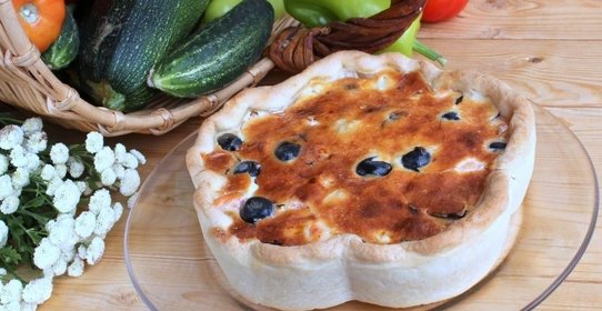 Пирог с форелью