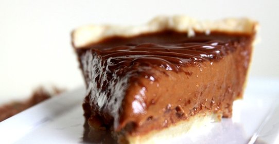 Тройной шоколадный пирог с тыквой