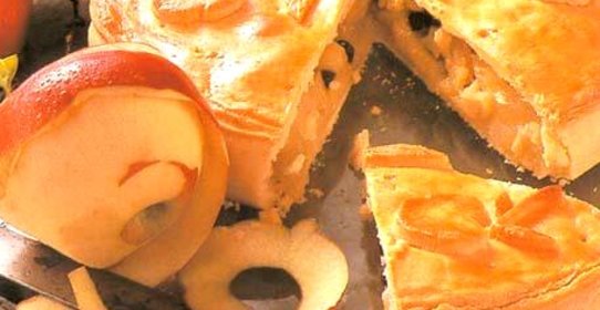 Яблочно-сырный пирог