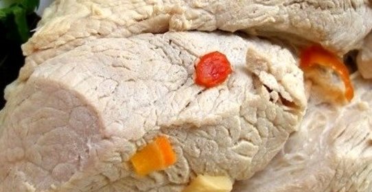 Свинина отварная