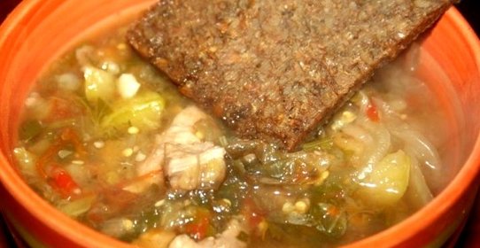 Телятина с овощами в мультиварке