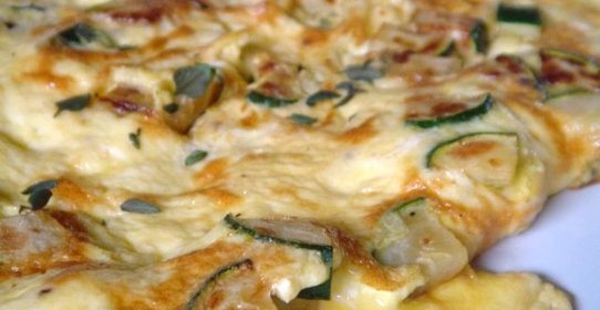 Омлет с кабачками