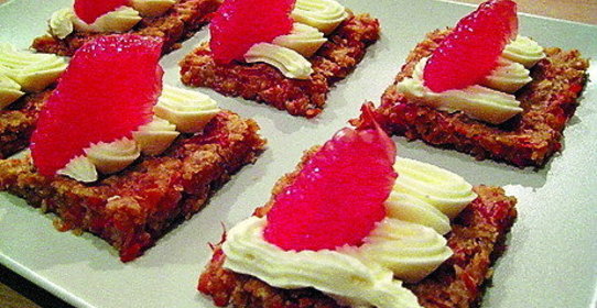 Пирожные с грейпфрутом