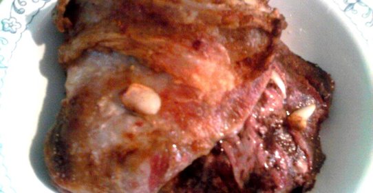 Баранина жареная по - старинному