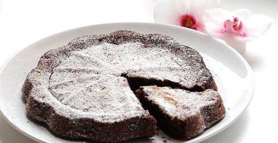 Быстрый шоколадный пирог с яблочным уксусом