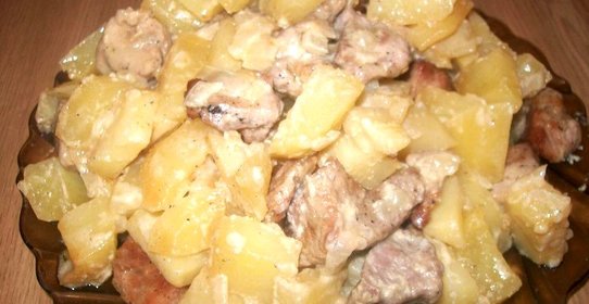 Свинина с гарниром