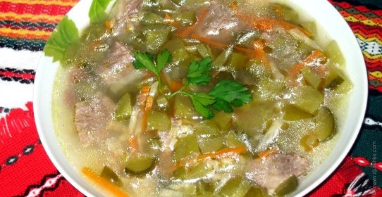 Рассольник с сельдереем