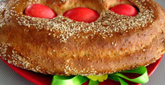 Греческий пасхальный пирог