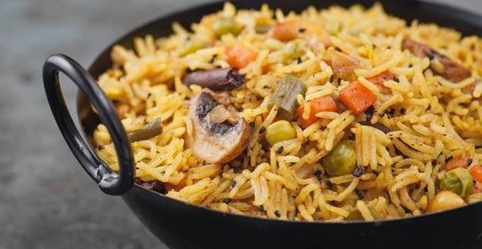 Жареный индийский рис