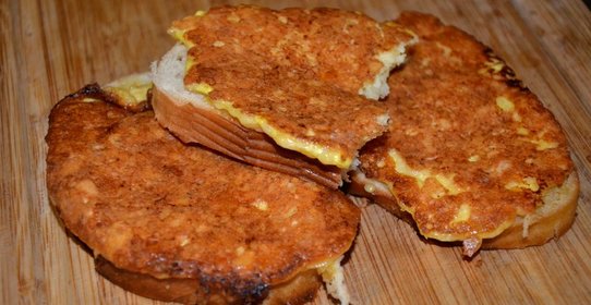 Сырные гренки