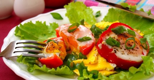 Яичница в перце