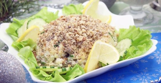 Салат «Новогодняя горка»