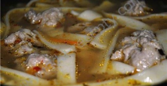Лапша с фрикадельками