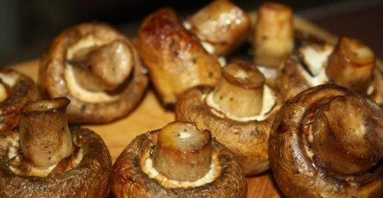 Шашлык из шампиньонов