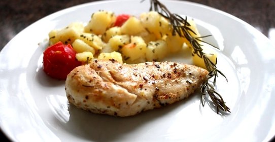 Жаркое из курицы с картошкой