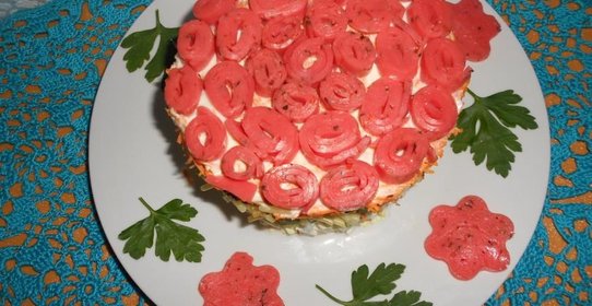 Салат Цветочная поляна