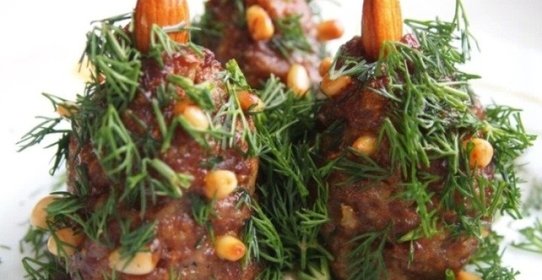 Мясные «елочки» в духовке
