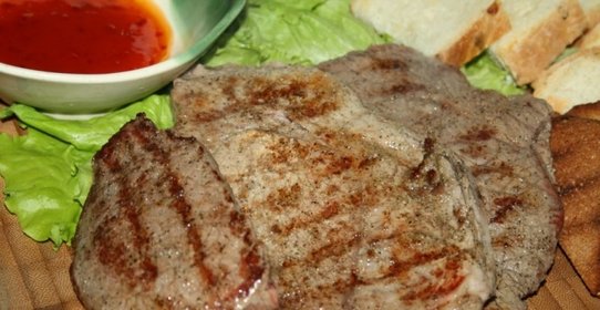 Чесночная говядина-гриль