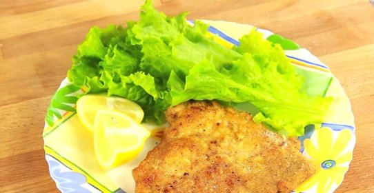 Свинной шницель по венски