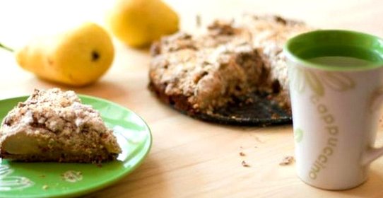 Осенний грушевый пирог