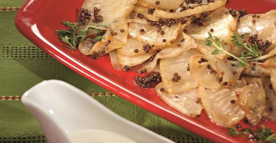 Сельдерей в горчичном соусе