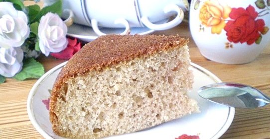 Пирог манник на кефире