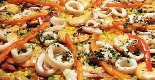 Паэлья с морепродуктами