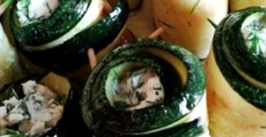 Летние мятные рулеты (роллы)