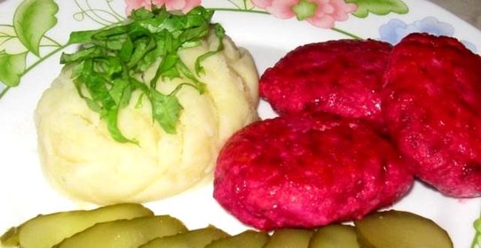 Котлеты со свеклой по-шведски
