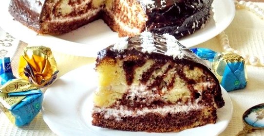 Торт «Зебра»