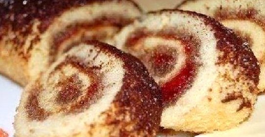 Рулет к чаю за 6 минут