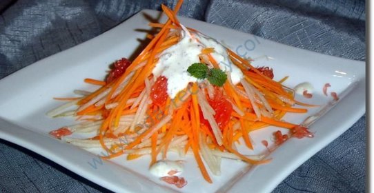 Салат из сырой тыквы Витаминка