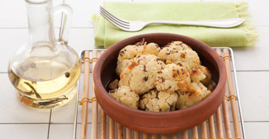 Запеченная цветная капуста с горчицей