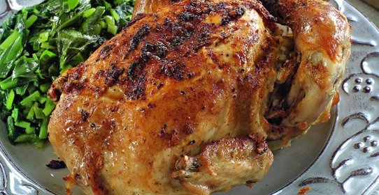 Чесночные цыплята с черемшой