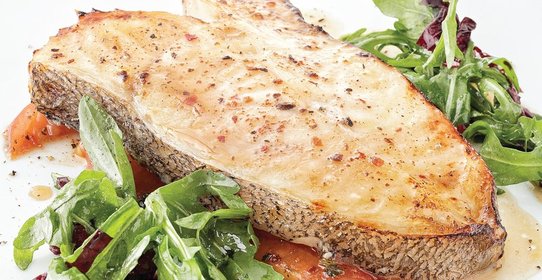 Стейк из палтуса