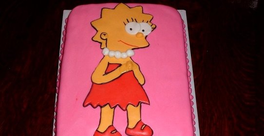 Торт Лиза Симпсон