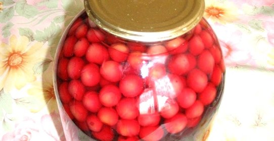 Вишневый компот на зиму