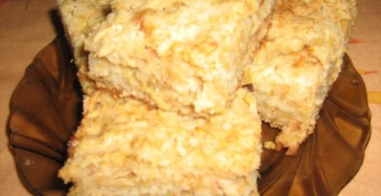 Насыпной яблочный пирог