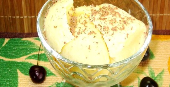 Домашнее молочное мороженое