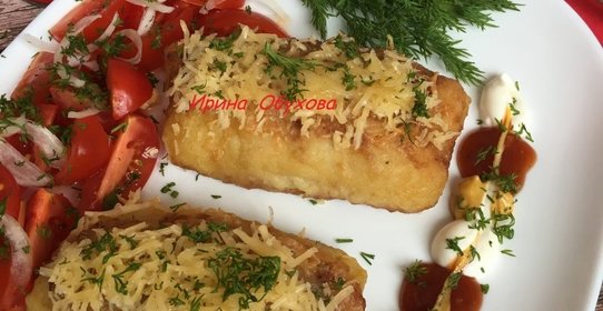 Картофельные рулетики с мясом