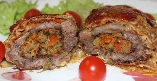 Рулетики под необычной шубкой