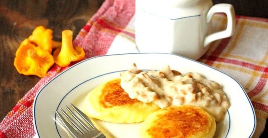 Котлеты из лисичек