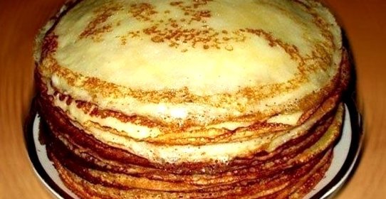 Бабушкины блины на молоке