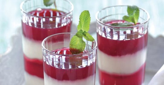 Молочно-клюквенный кисель