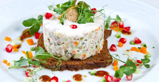 Оливье с уткой по рецепту няни И. И. Обломова